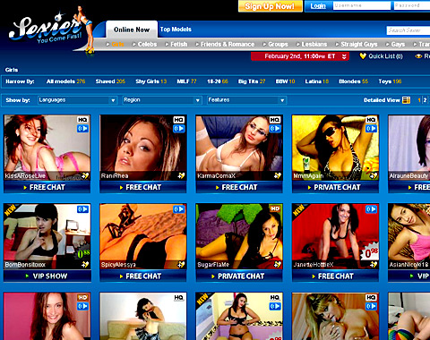 The Sexiest Adult Webcam Community On The Net!